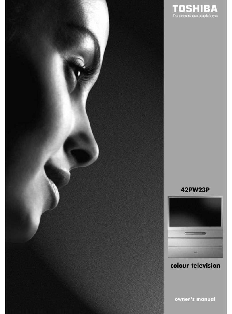 Toshiba 42PW23P User manual Toshiba 42PW23P User manual