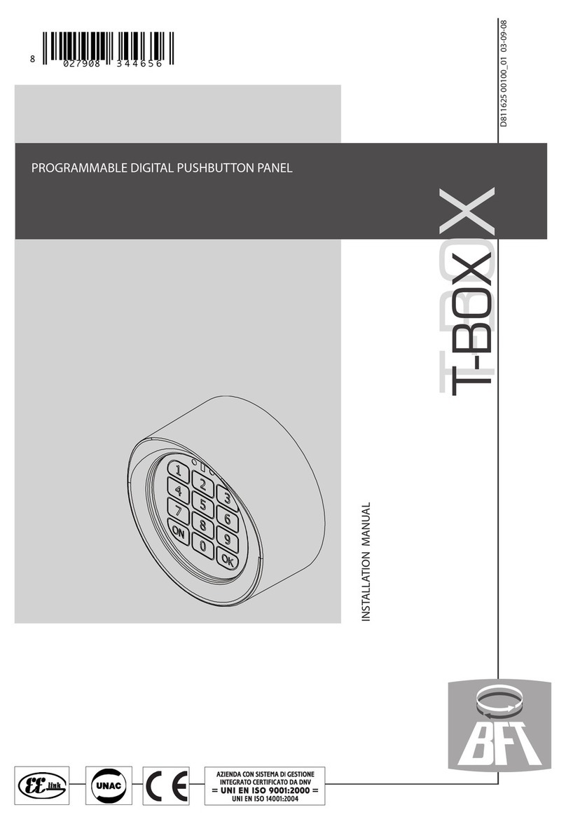 BFT T-Box User manual