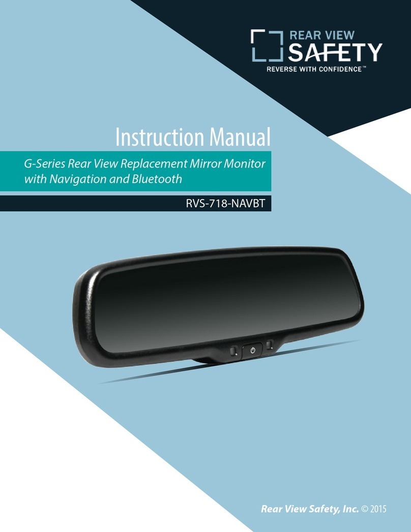 Rear view safety RVS-718-NAVBT instruction manual