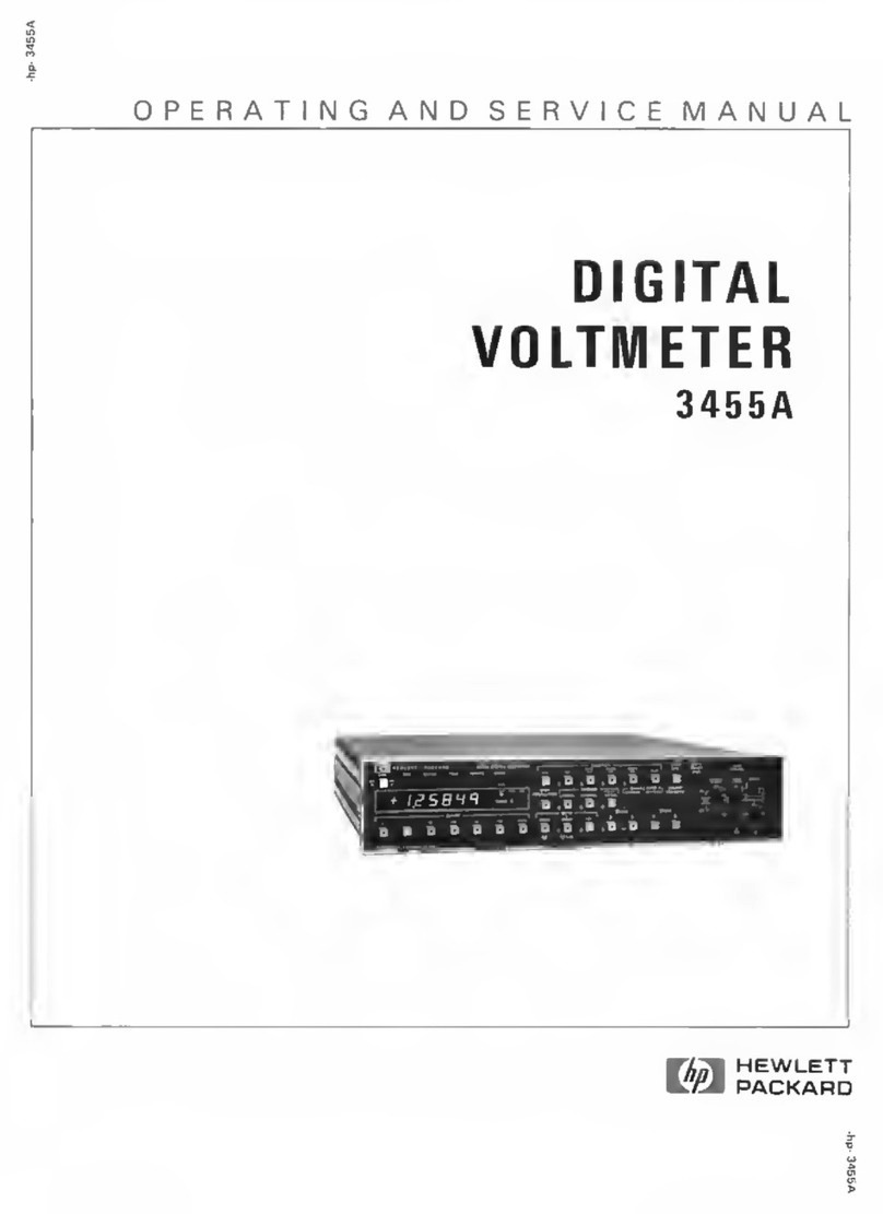 HP 3455A Service manual