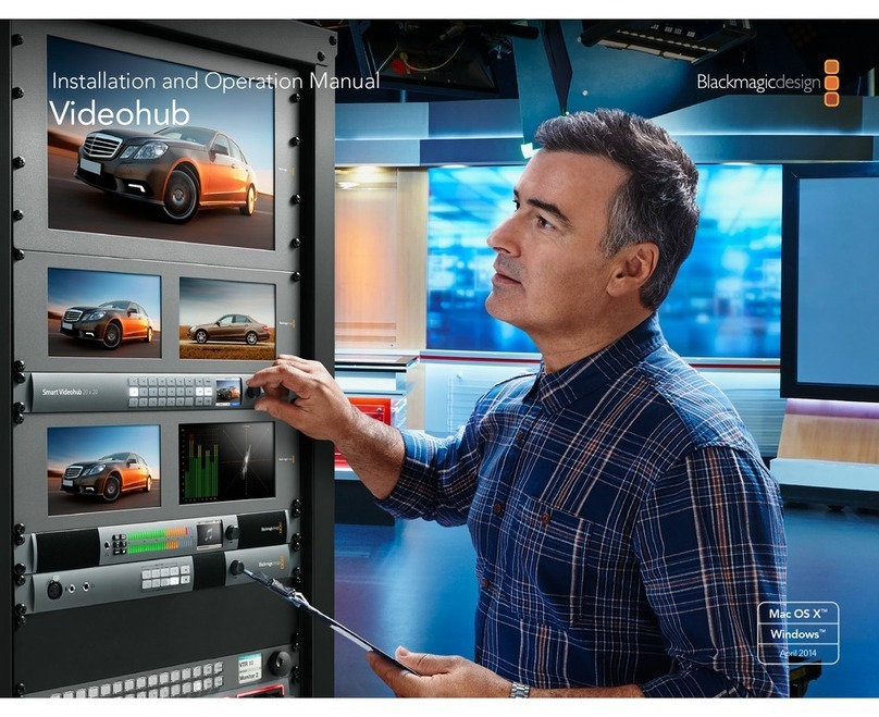 Blackmagicdesign Universal Videohub 288 User manual