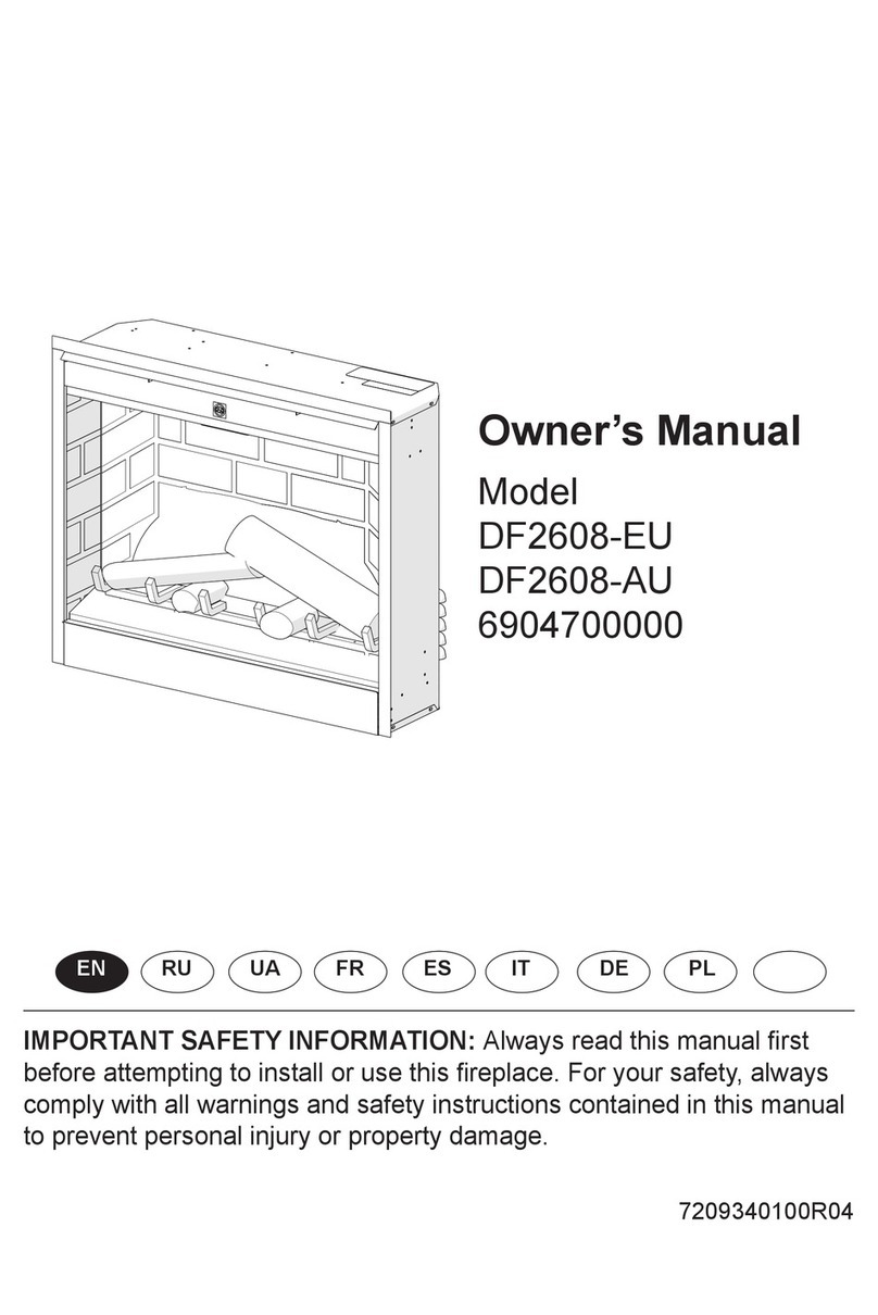 Dimplex DF2608-EU User manual Dimplex DF2608-EU User manual