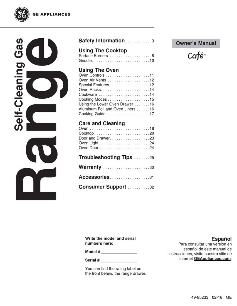 GE cafe User manual