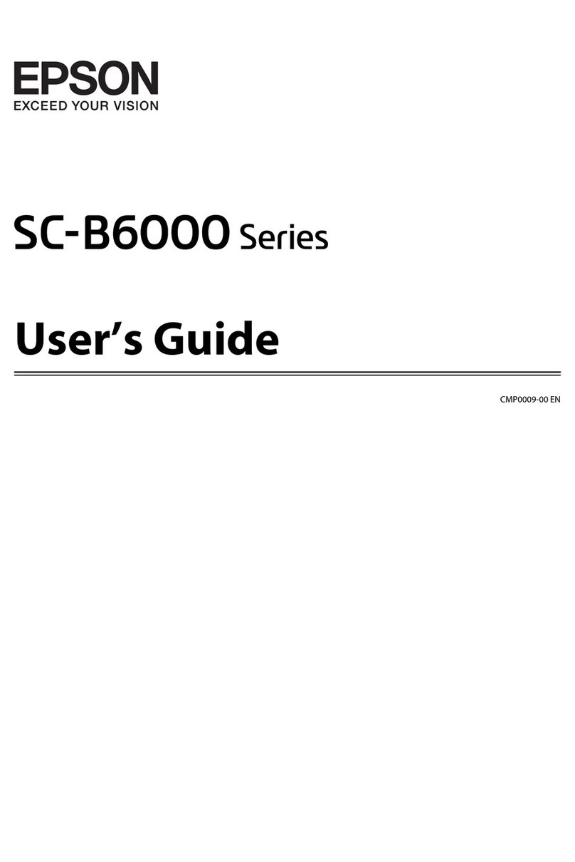 Epson SC-B6000 User manual