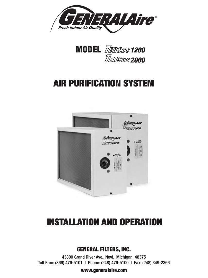 GeneralAire Tersus 2000 Owner's manual