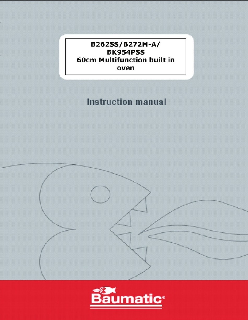 Baumatic B262ss User manual
