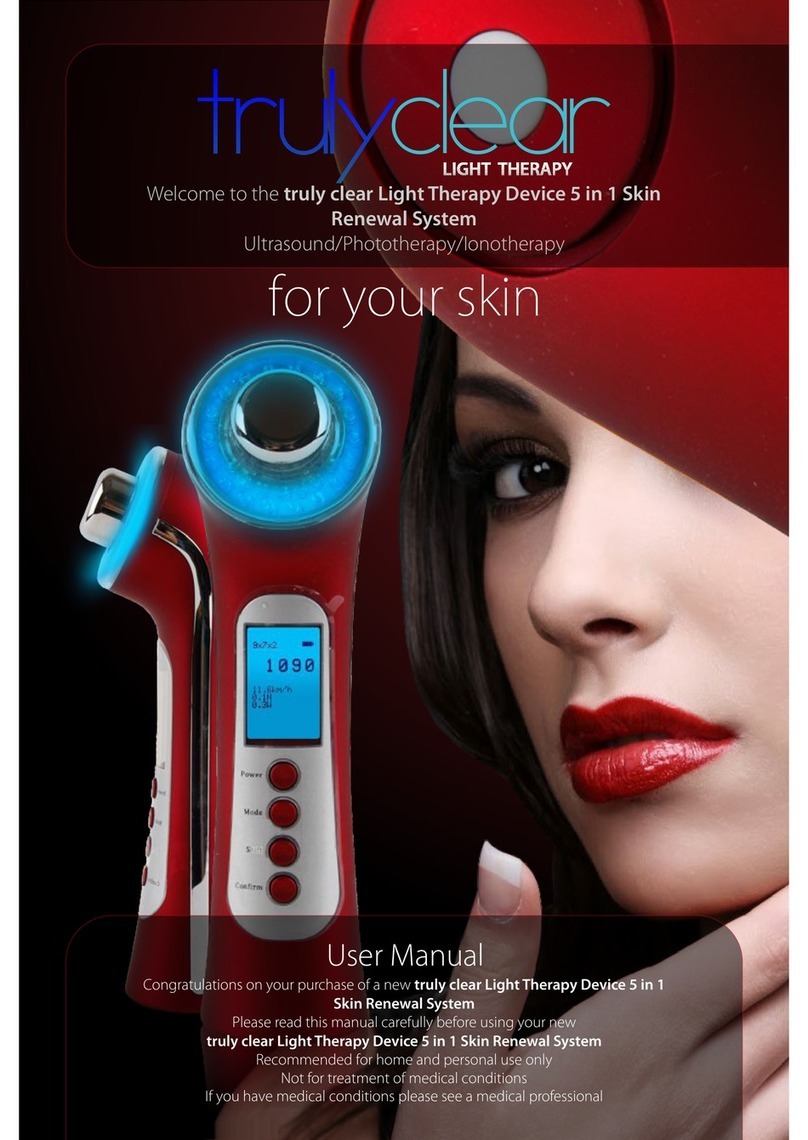 Truly Clear Light Therapy user manual