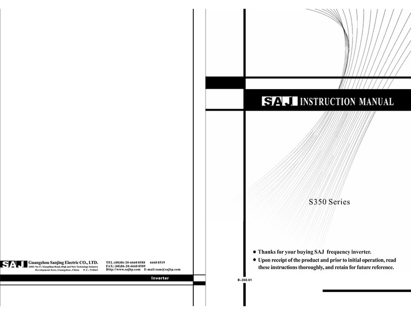 SAJ S350 Series User manual SAJ S350 Series User manual