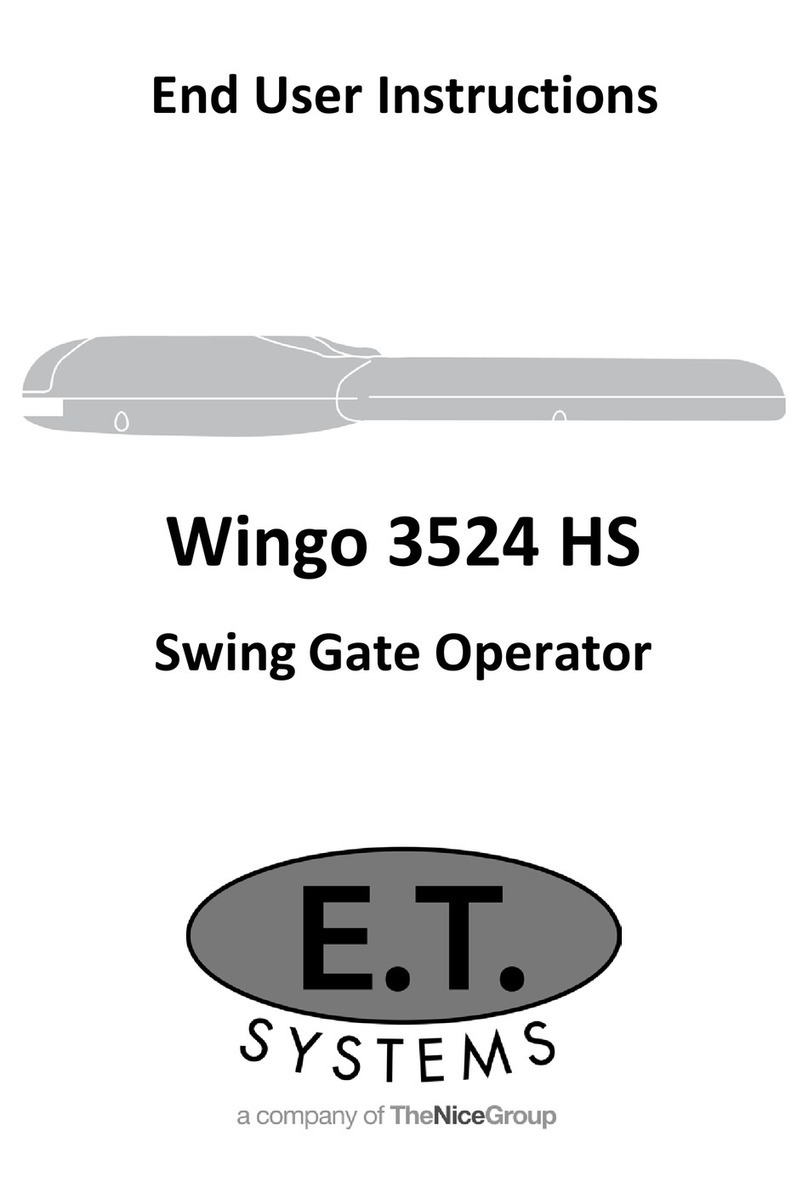 E.T. Systems Wingo 3524HS User instructions