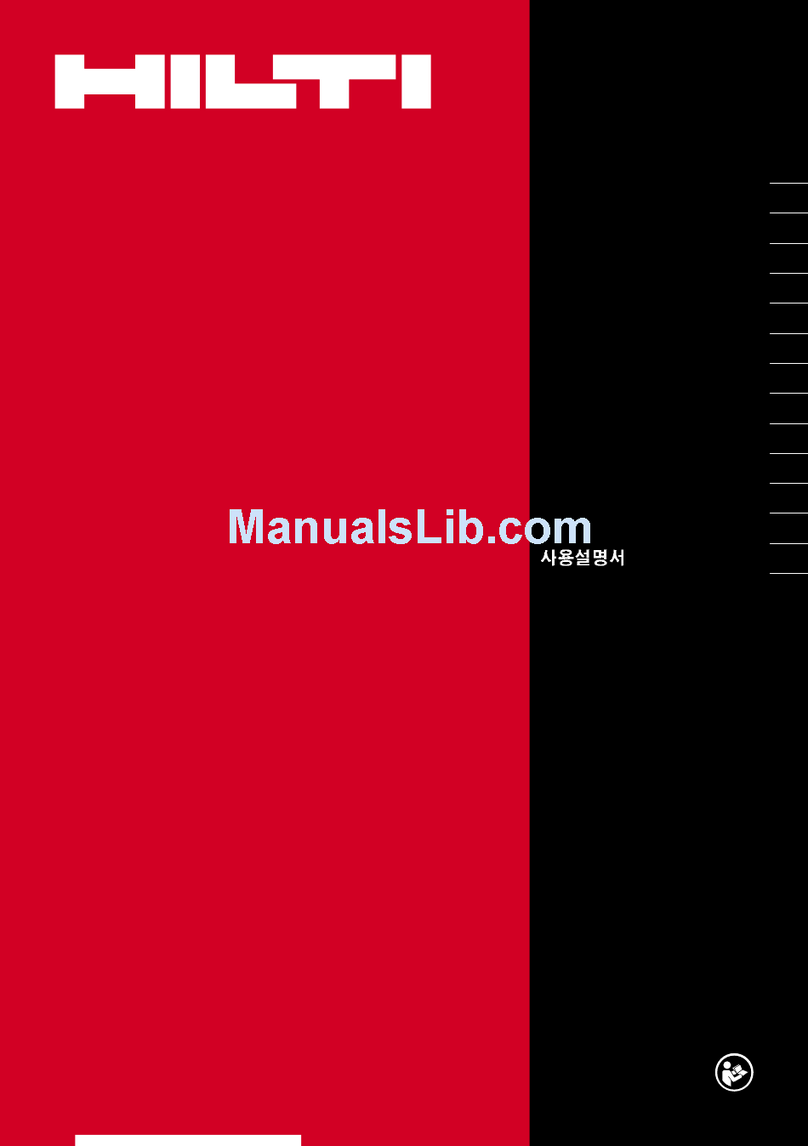 Hilti SC 55W Operating	 instruction