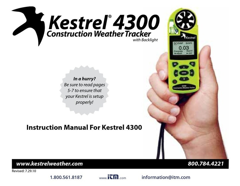 Kestrel 4300 instruction manual