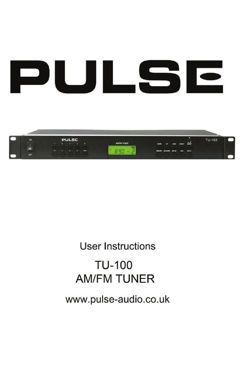 PULSE+ TU-100 User instruction