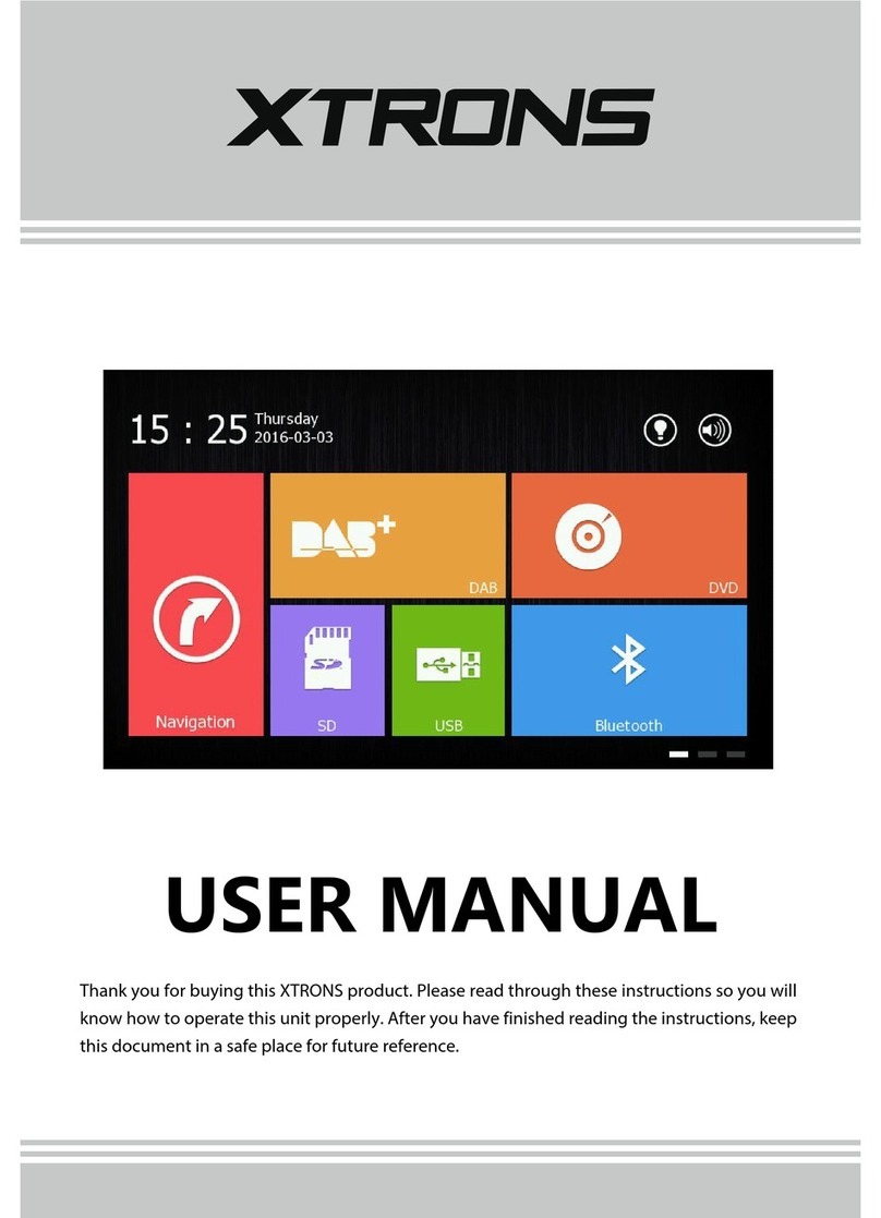 Xtrons D713GDAB user manual