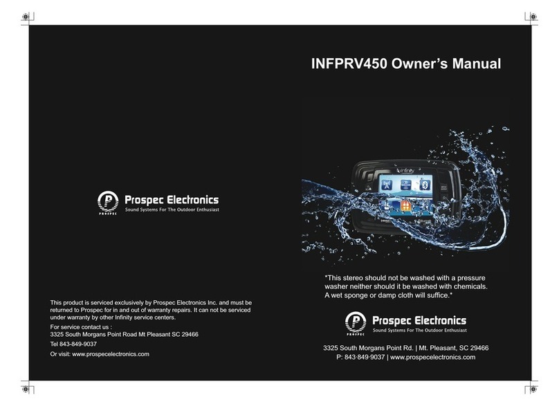 Prospec INFPRV450 owner's manual