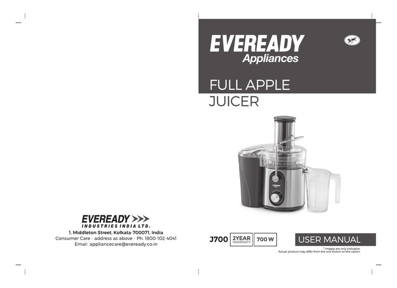 EVEREADY J700 User manual