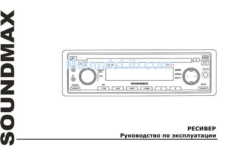SoundMax SM-CDM1056 User manual SoundMax SM-CDM1056 User manual