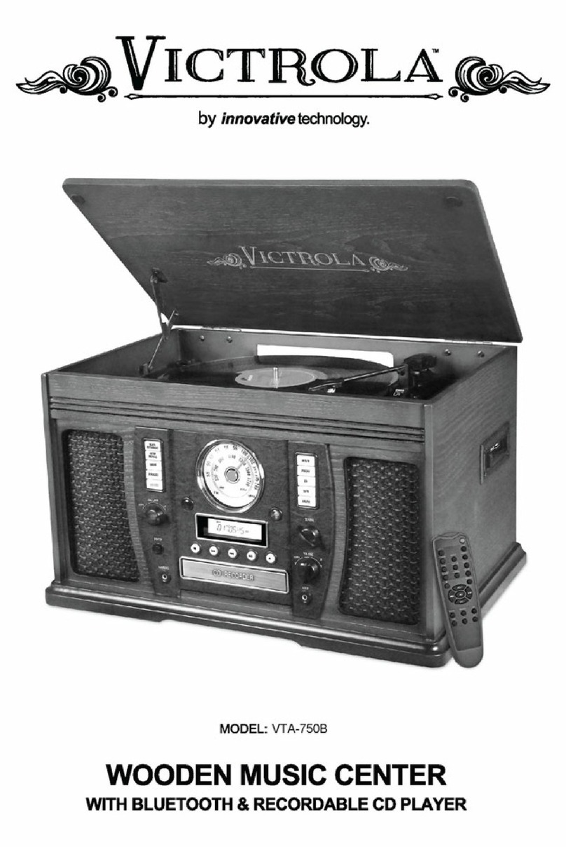Victrola VTS-750B user manual