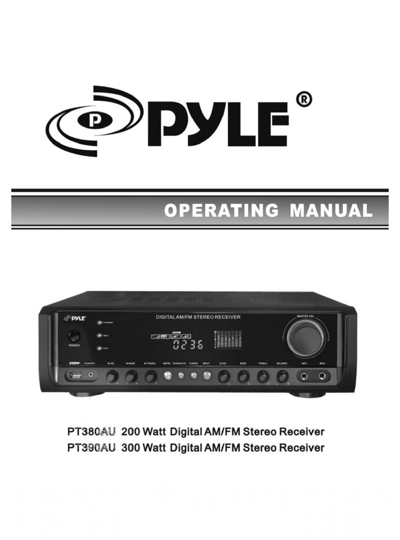 Pyle PT380AU User manual