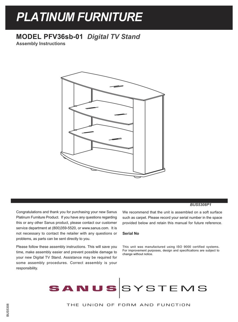 Sanus Systems PFV36sb-01 User manual
