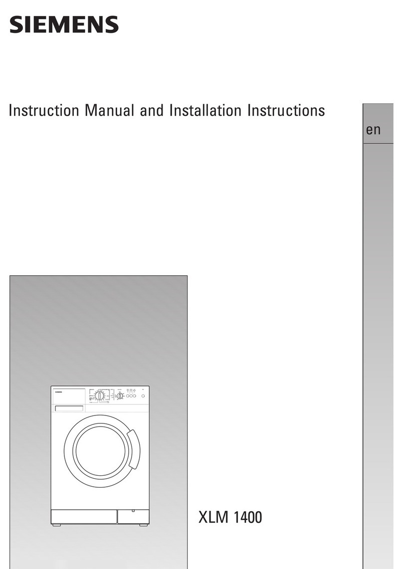 Siemens XLM 1400 Instruction manual and installation instructions