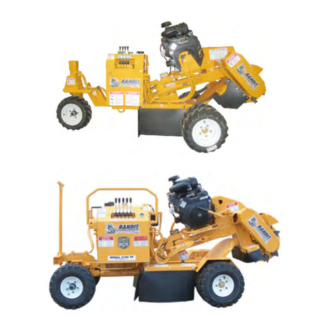 Brush Bandit 2000XP Operating & parts manual