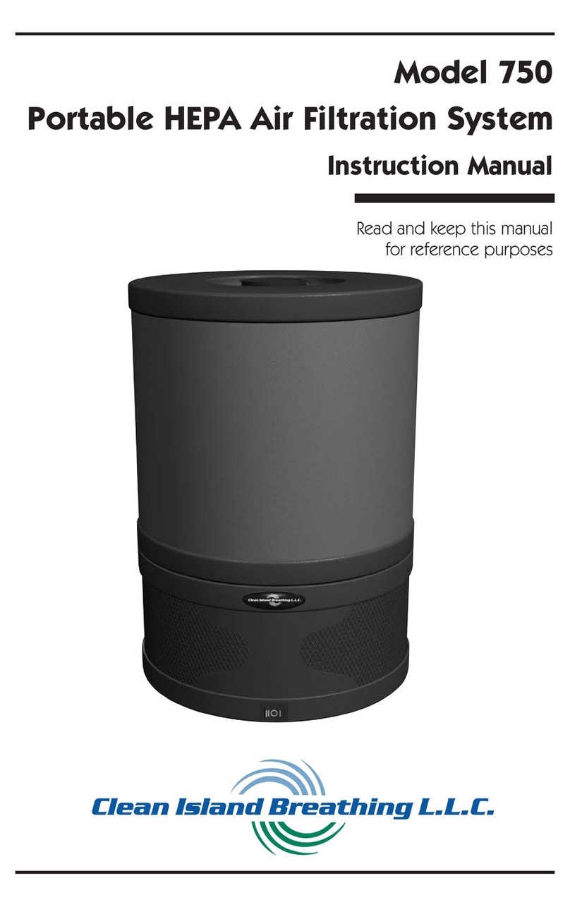 Clean Island Breathing 750 instruction manual