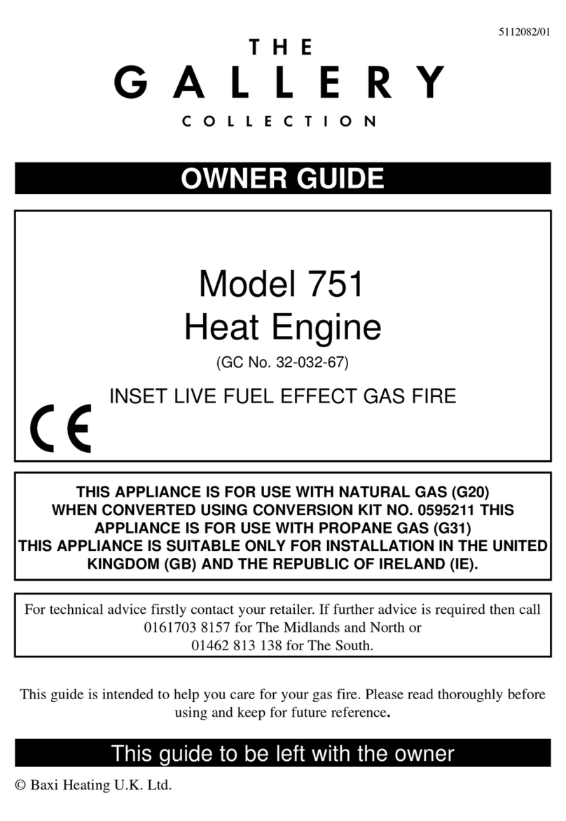 Baxi 751 User manual Baxi 751 User manual