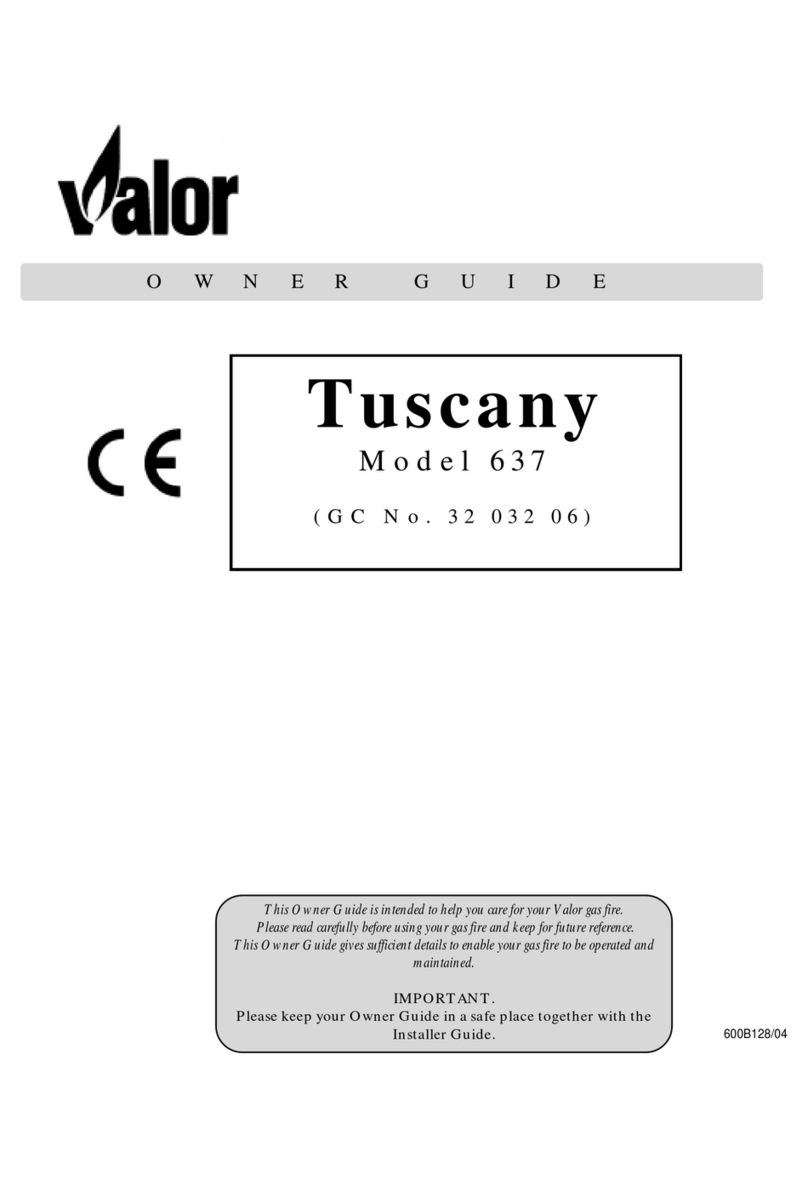 Valor tuscany 637 User manual