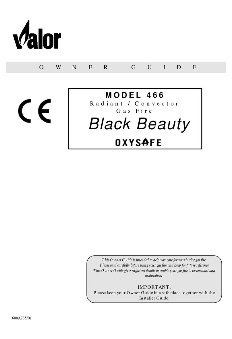 Valor black beauty 466 User manual