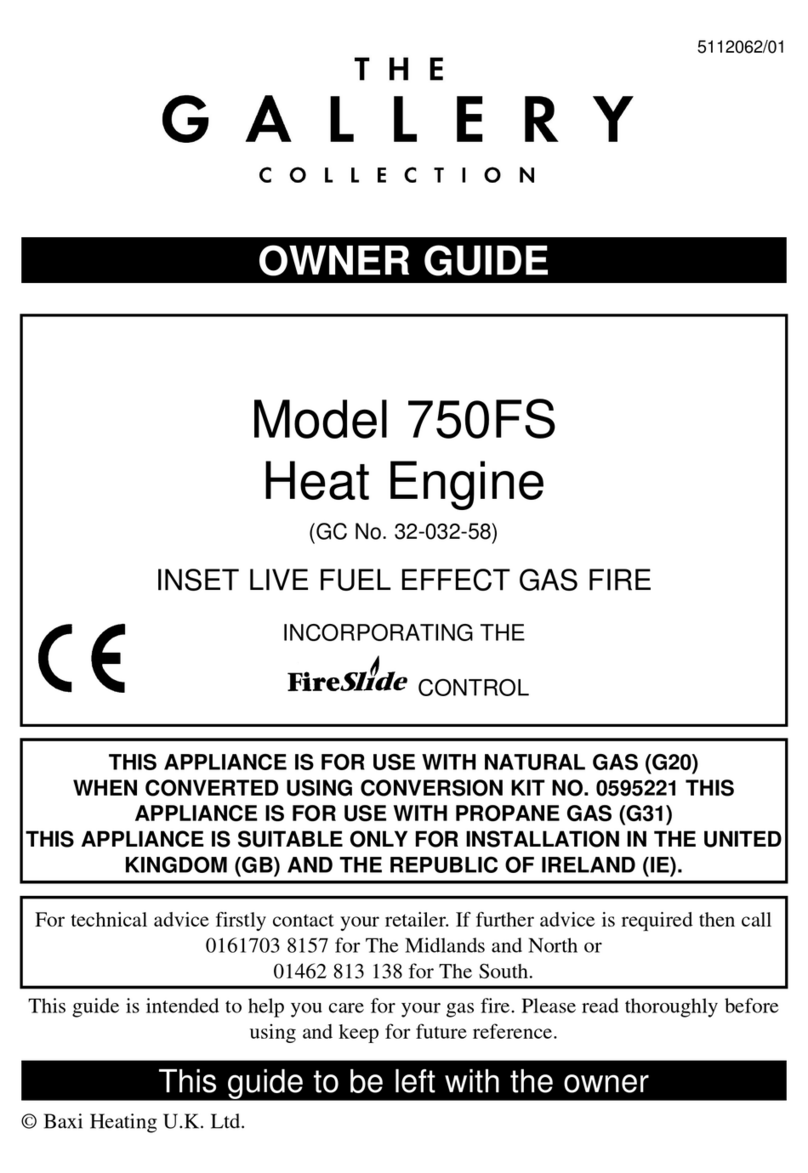 Baxi 750FS User manual Baxi 750FS User manual