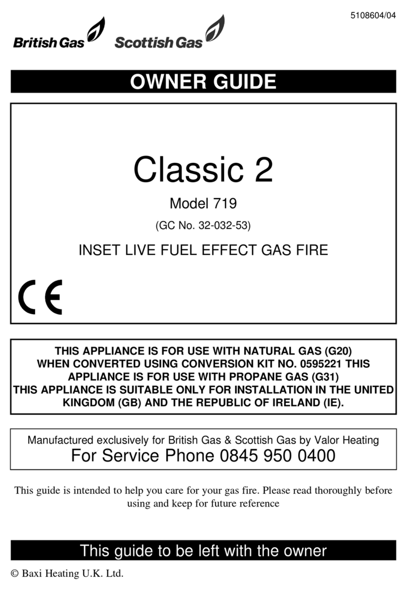 Baxi Classic 2 719 User manual Baxi Classic 2 719 User manual