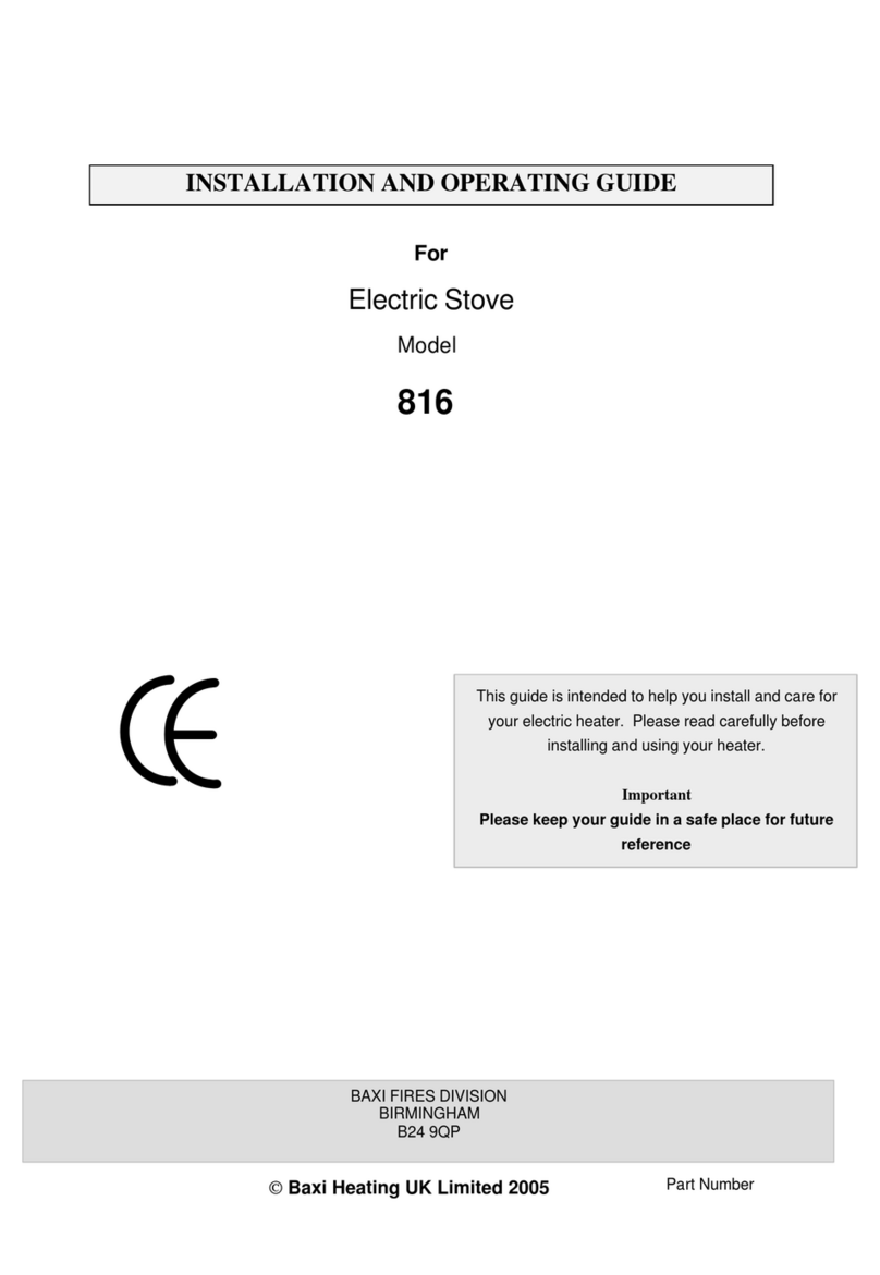 Baxi Fires Division 816 Installation and operating guide Baxi Fires Division 816 Installation and operating guide