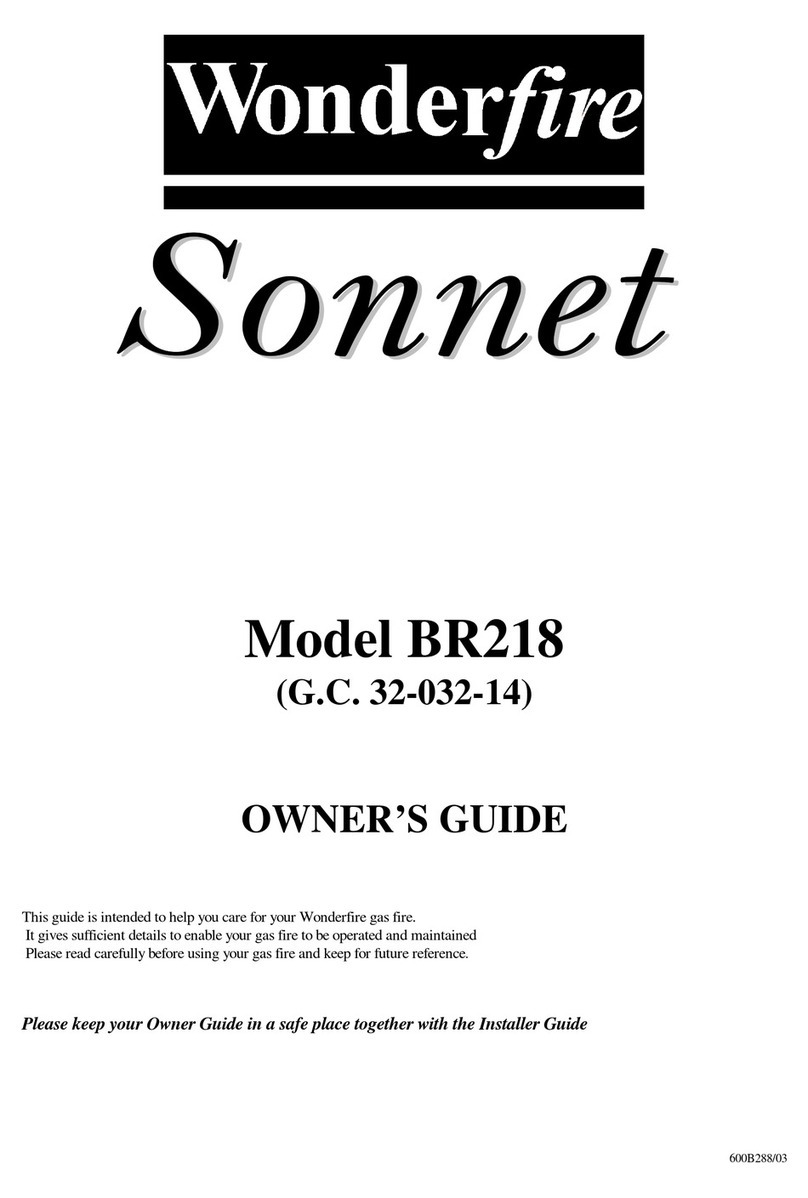 Wonderfire sonnet br218 User manual Wonderfire sonnet br218 User manual