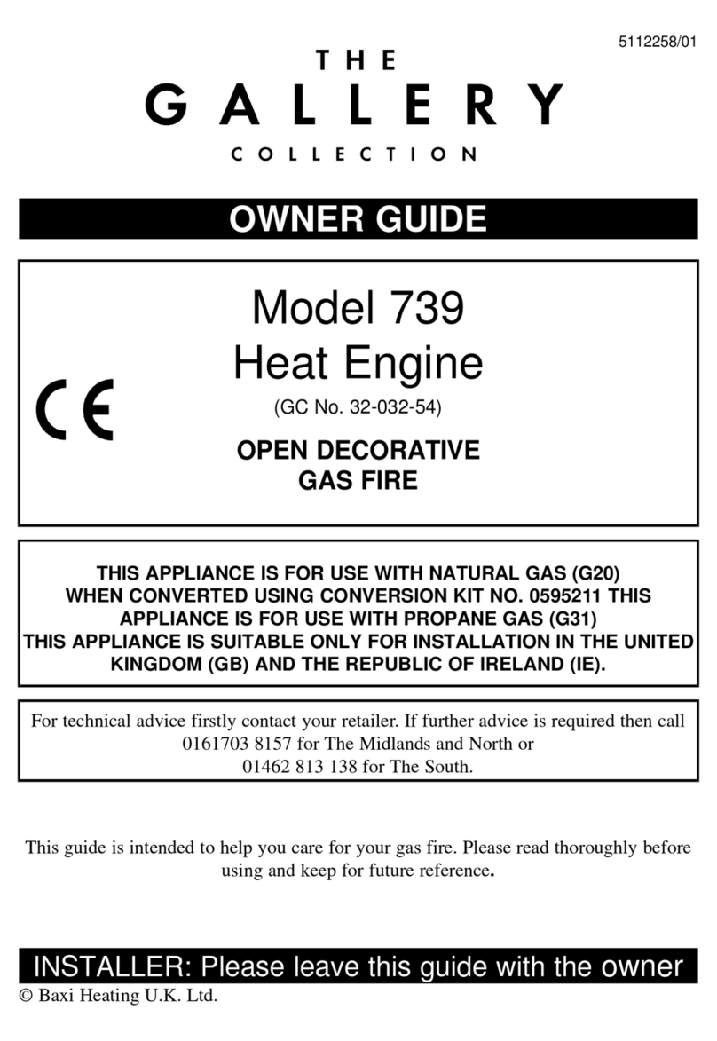 Baxi 739 User manual Baxi 739 User manual
