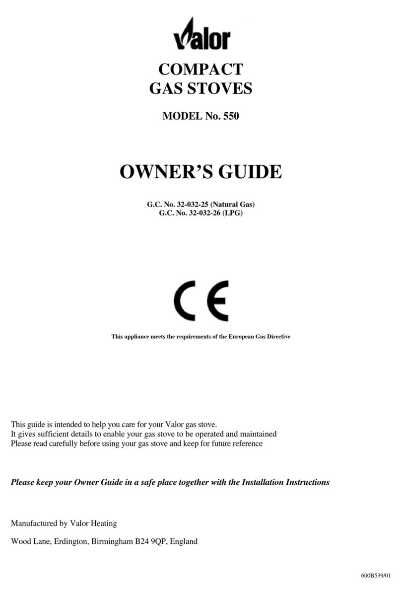 Valor 550 User manual