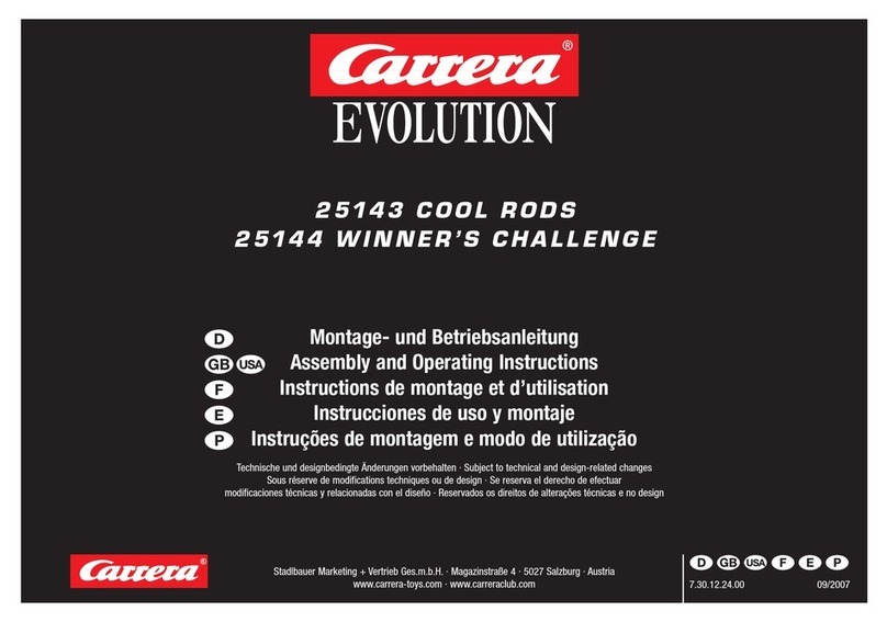 Carrera 25143 COOL RODS User manual Carrera 25143 COOL RODS User manual