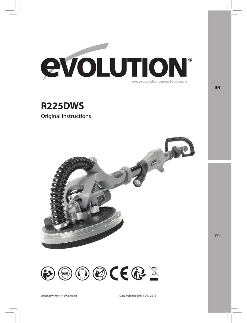 Evolution R225DWS User manual Evolution R225DWS User manual
