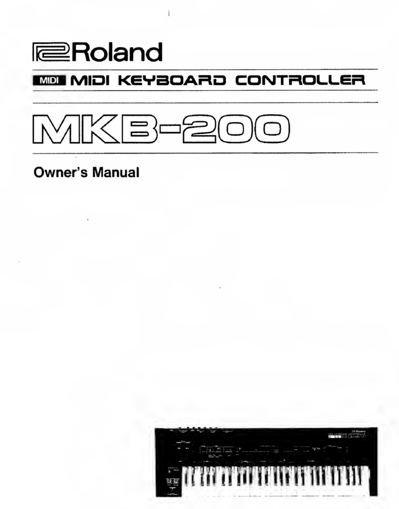 Roland MKB-200 User manual