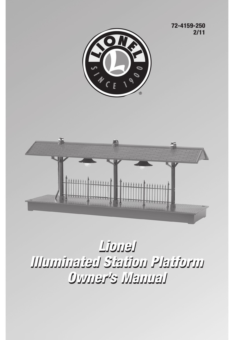 Lionel Illuminated Station Platform User manual
