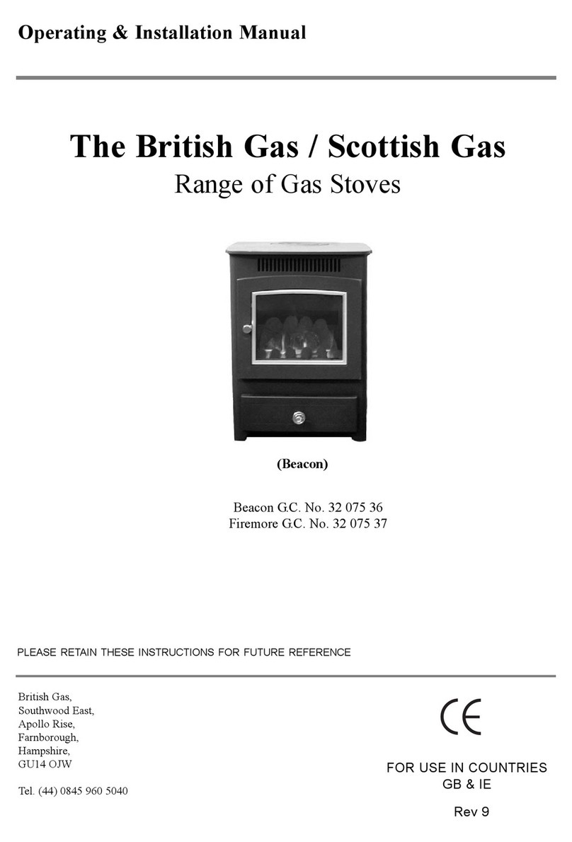 British Gas firemore Operating & installation guide British Gas firemore Operating & installation guide
