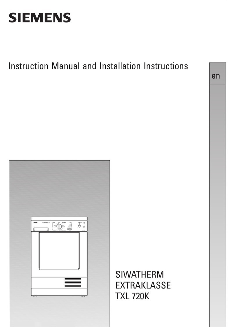 Siemens txl 720k Specification sheet