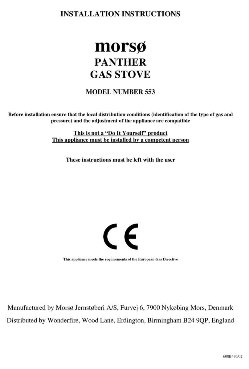 Morso 553 User manual