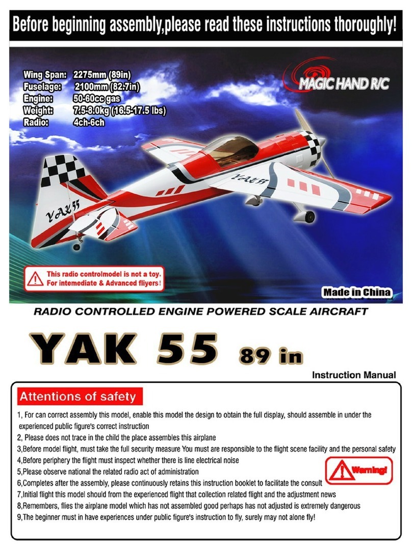 magic hand Yak-55 instruction manual