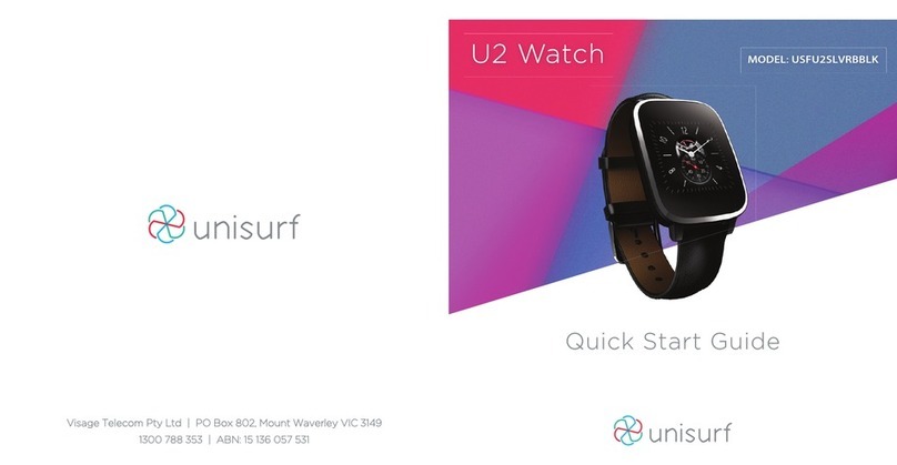 Unisurf U2 quick start guide