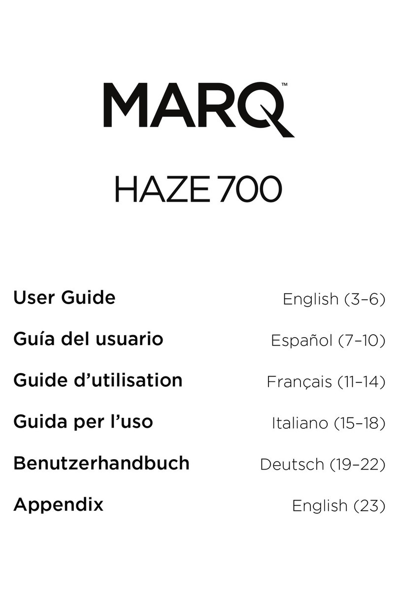 Marq HAZE 700 User manual