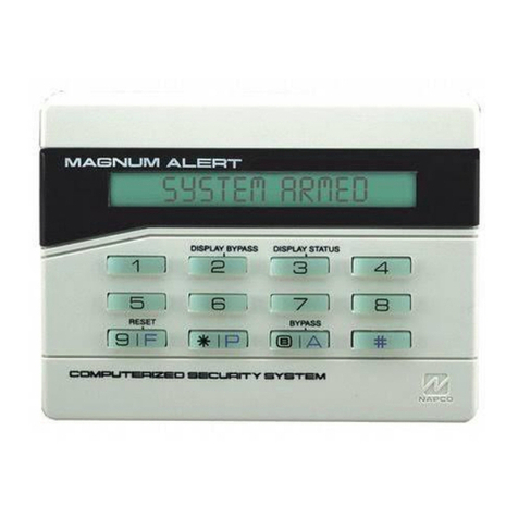 NAPCO MAGNUM ALERT RP1000E LCD KEYPAD User manual NAPCO MAGNUM ALERT RP1000E LCD KEYPAD User manual