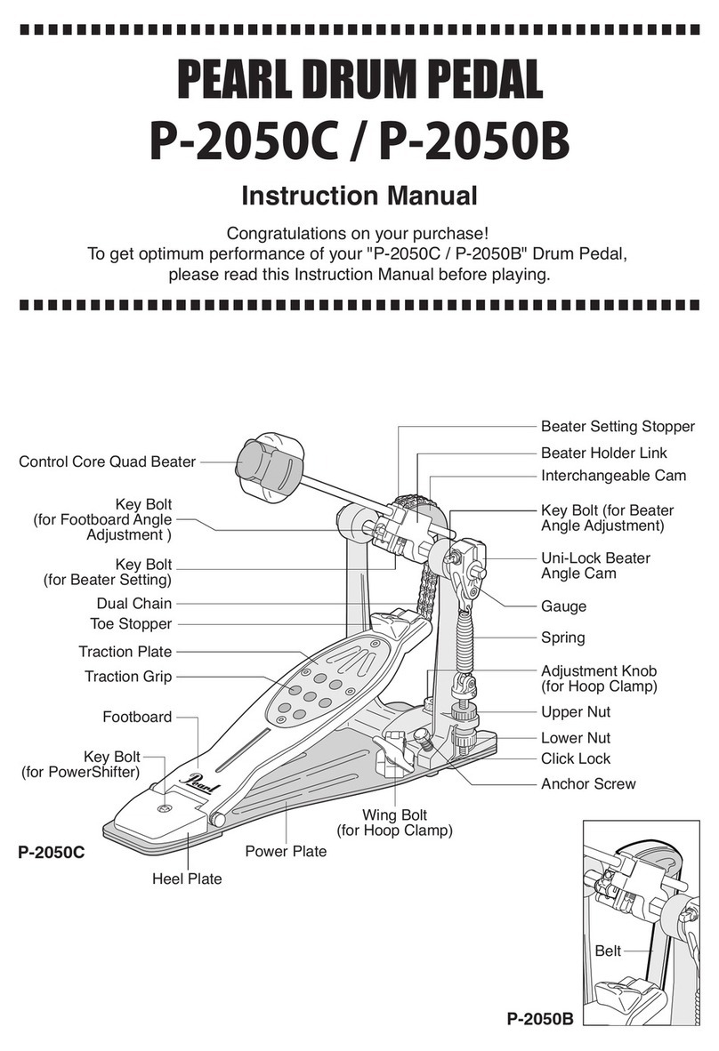 Pearl P-2050C instruction manual