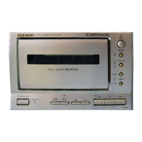 Onkyo K-185X User manual