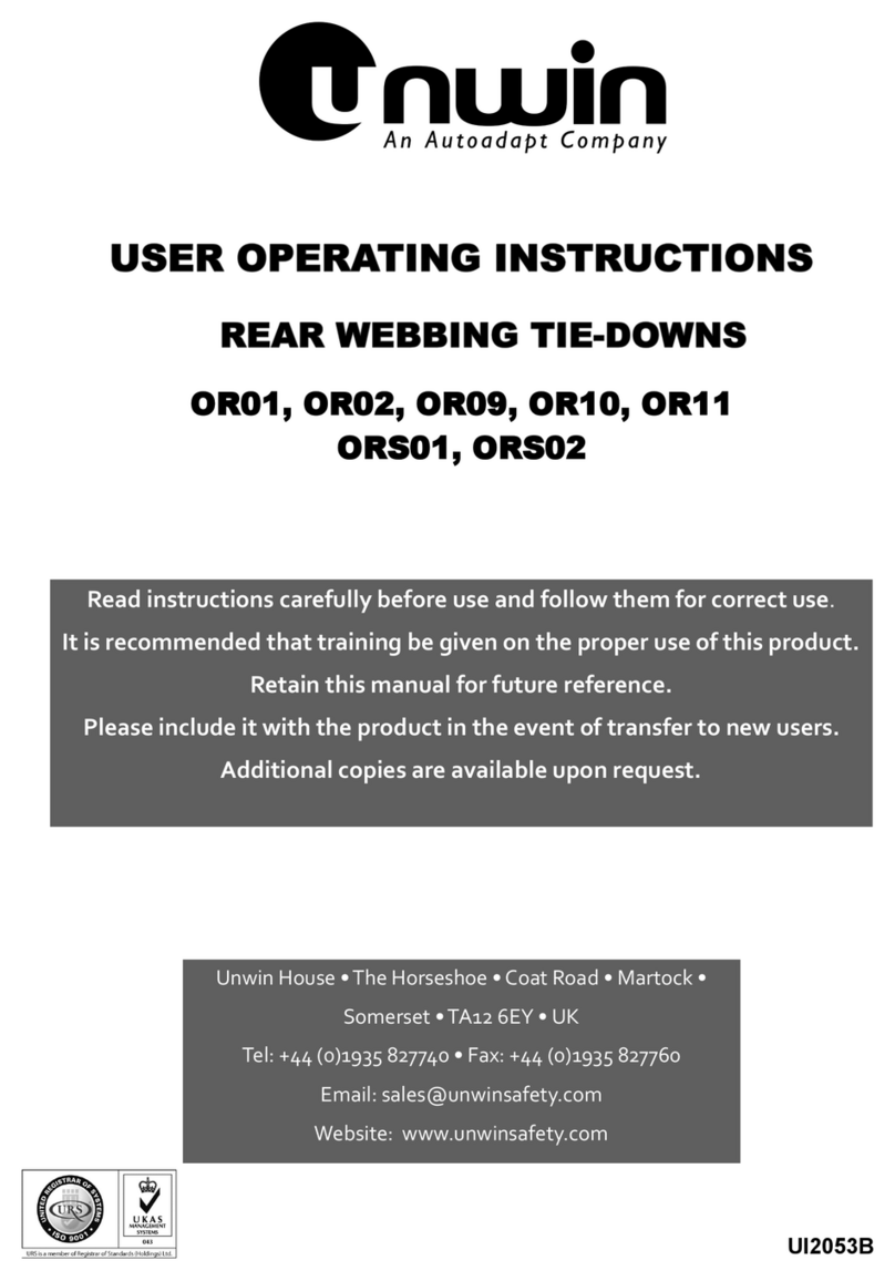 Unwin OR01 Operation instructions