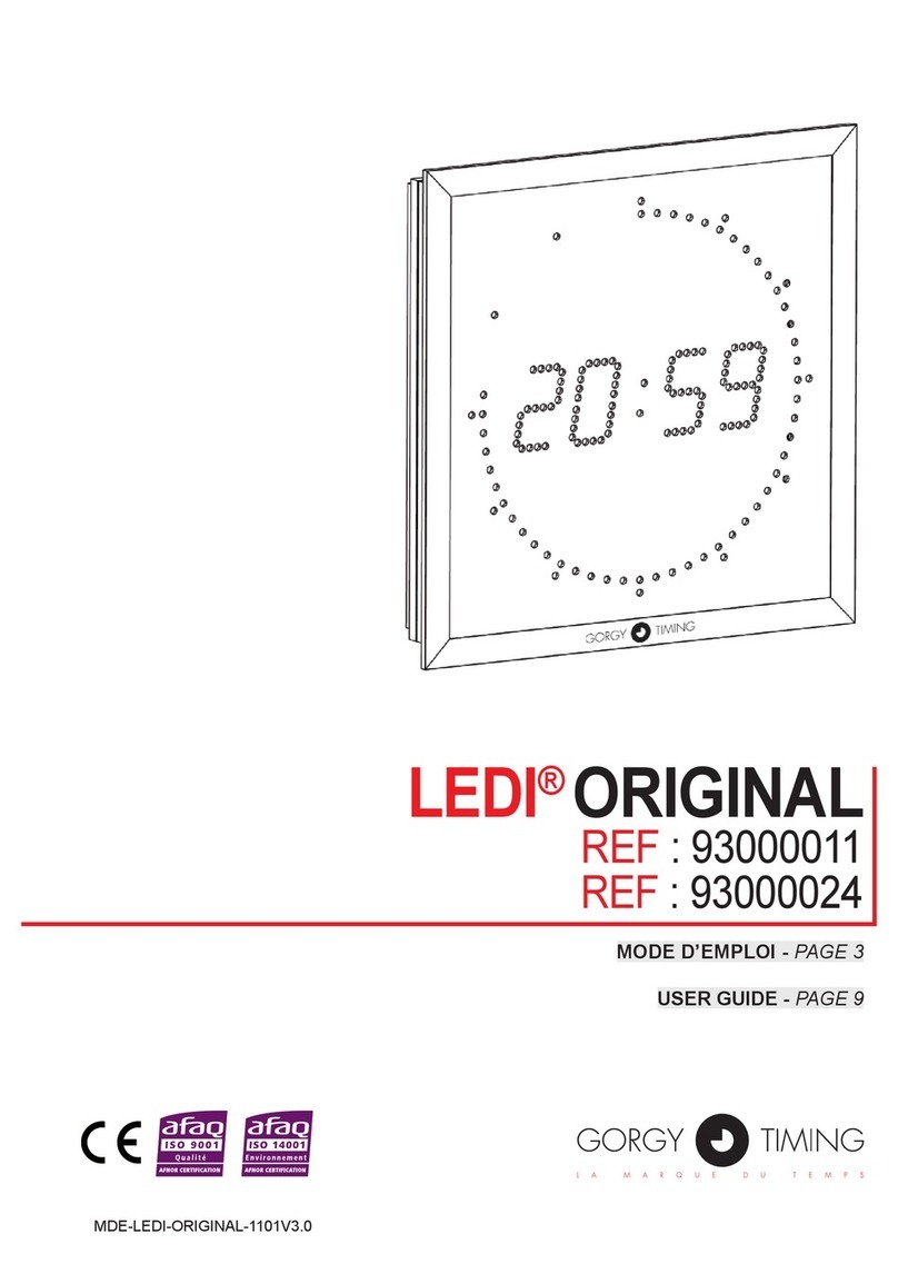 Gorgy Timing 93000011 user guide